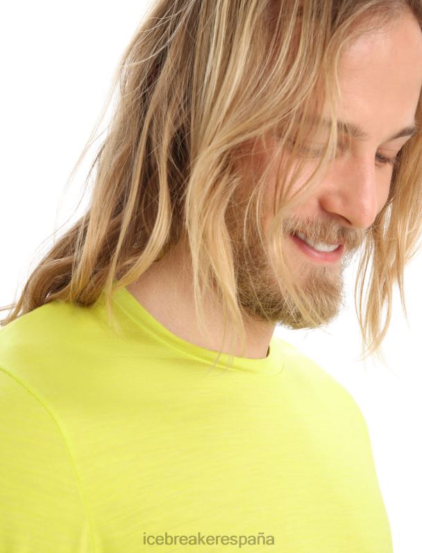 Icebreaker hombres camiseta manga corta merino esfera ii 0V2J0386 ropa brillar