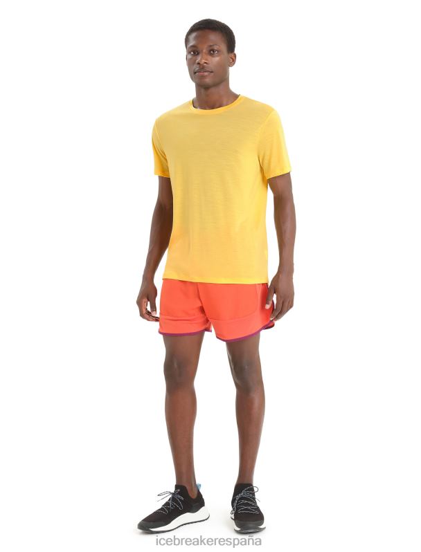Icebreaker hombres camiseta manga corta merino esfera ii 0V2J07 ropa verano