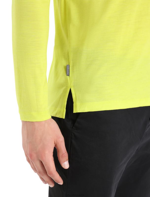 Icebreaker hombres camiseta manga larga merino esfera ii 0V2J0442 ropa brillar