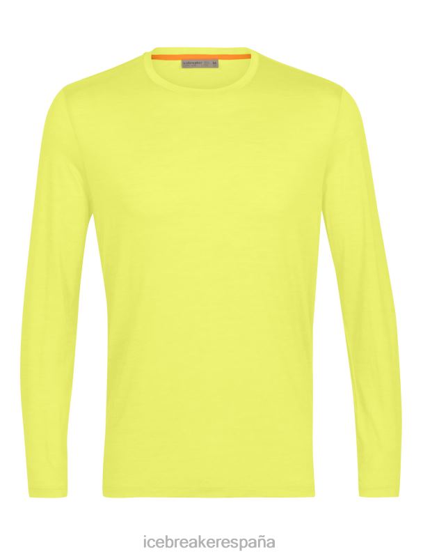 Icebreaker hombres camiseta manga larga merino esfera ii 0V2J0442 ropa brillar