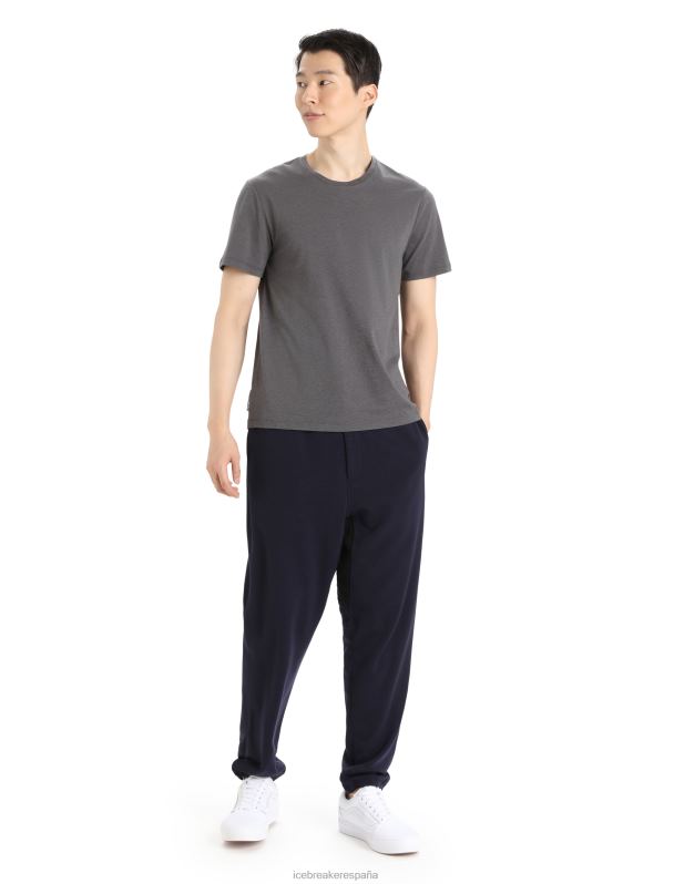 Icebreaker hombres camiseta merino central clásica manga corta 0V2J049 ropa monzón
