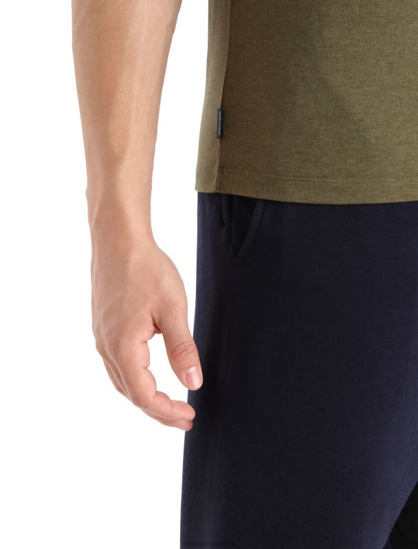 Icebreaker hombres camiseta merino central classic manga corta caravana 0V2J0355 ropa cargarse