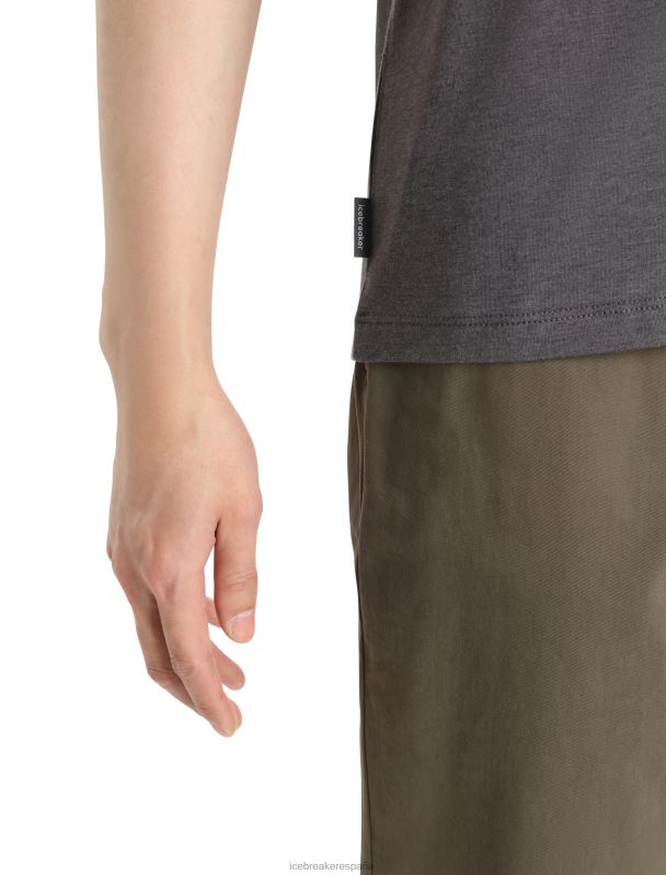 Icebreaker hombres camiseta merino central classic manga corta move to natural mountain 0V2J0340 ropa monzón