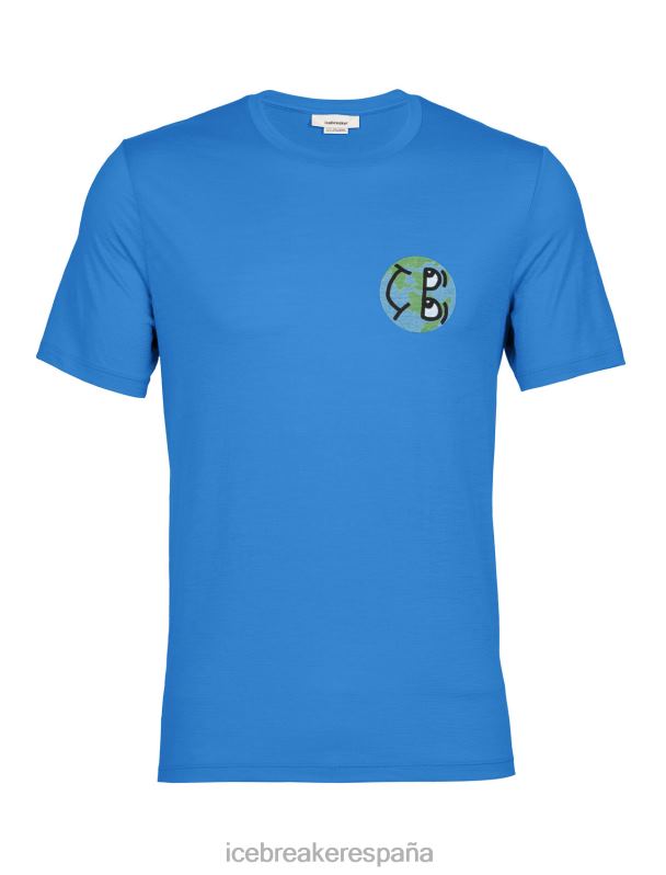 Icebreaker hombres camiseta merino tech lite ii historia manga corta 0V2J0381 ropa lazurita