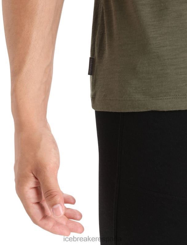 Icebreaker hombres camiseta merino tech lite ii manga corta 0V2J024 ropa cargarse