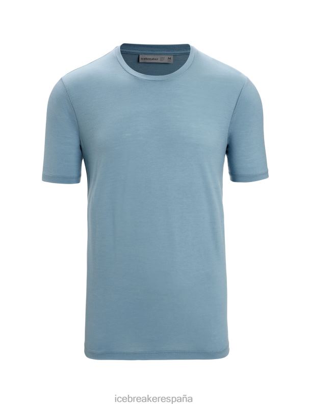Icebreaker hombres camiseta merino tech lite ii manga corta 0V2J027 ropa azul astral