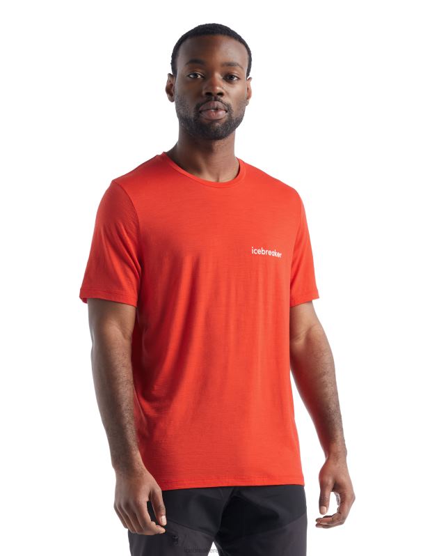 Icebreaker hombres camiseta merino tech lite ii manga corta Sheeperds Cycle Club 0V2J0480 ropa lava