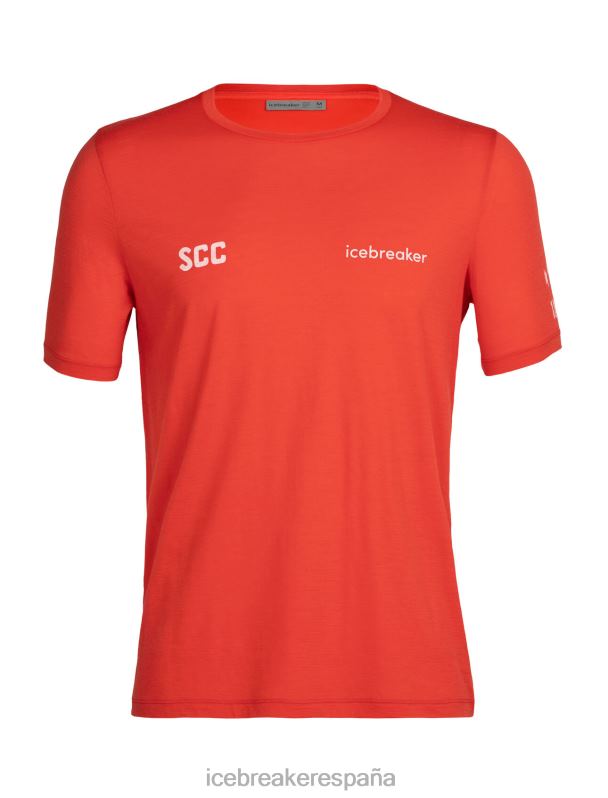 Icebreaker hombres camiseta merino tech lite ii manga corta Sheeperds Cycle Club 0V2J0480 ropa lava