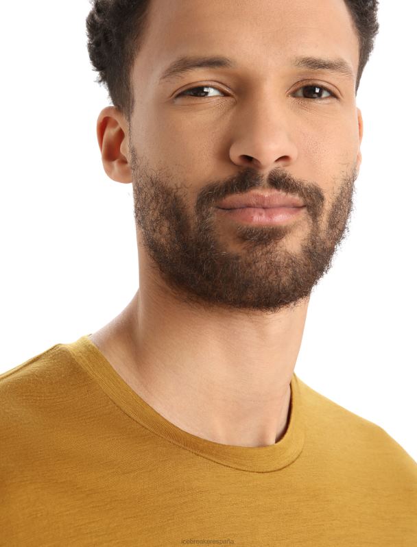 Icebreaker hombres camiseta merino tech lite ii manga corta esquí yeti 0V2J0363 ropa Clavo