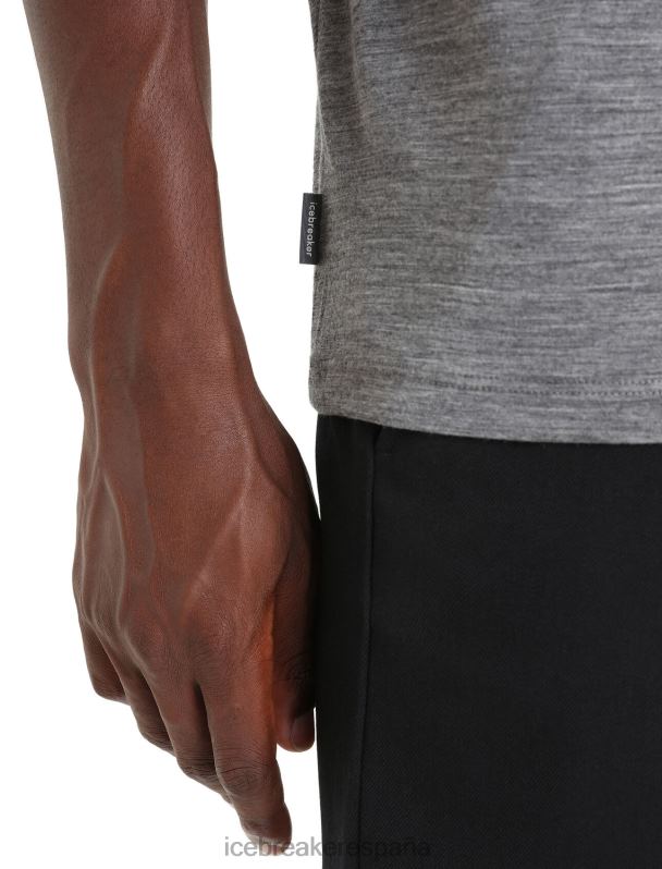 Icebreaker hombres camiseta merino tech lite ii manga corta mountain sunset 0V2J083 ropa brezo de piedra arenisca