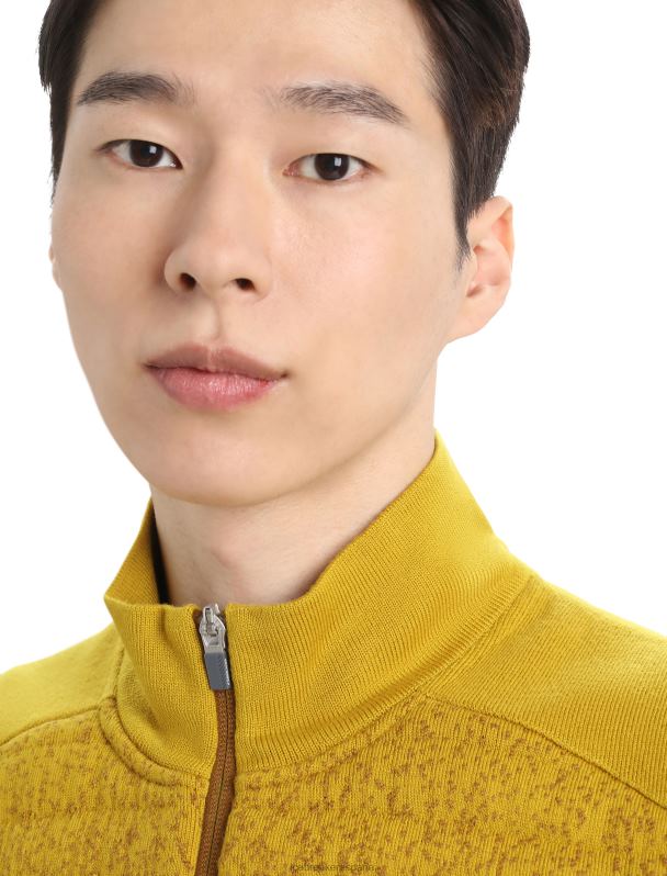 Icebreaker hombres chaleco aislante de merino Zoneknit en las profundidades 0V2J0406 ropa clavo/oro silencioso