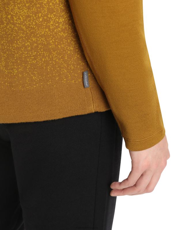 Icebreaker hombres chaleco aislante de merino Zoneknit en las profundidades 0V2J0406 ropa clavo/oro silencioso