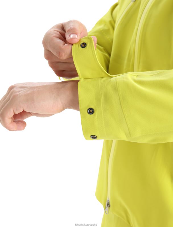 Icebreaker hombres chaqueta con capucha shell+ merino 0V2J0394 ropa brillar