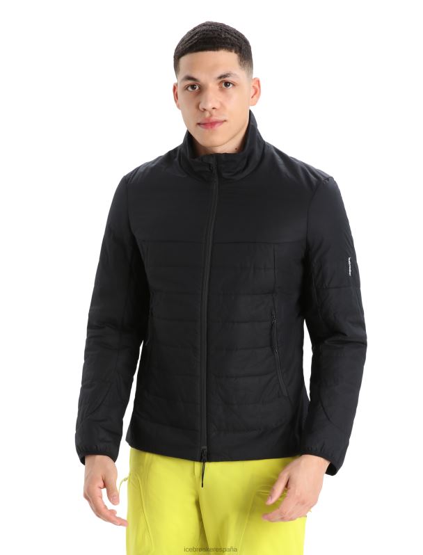 Icebreaker hombres chaqueta merinoloft 0V2J0243 ropa negro