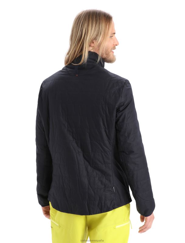 Icebreaker hombres chaqueta merinoloft 0V2J0244 ropa azul marino de medianoche