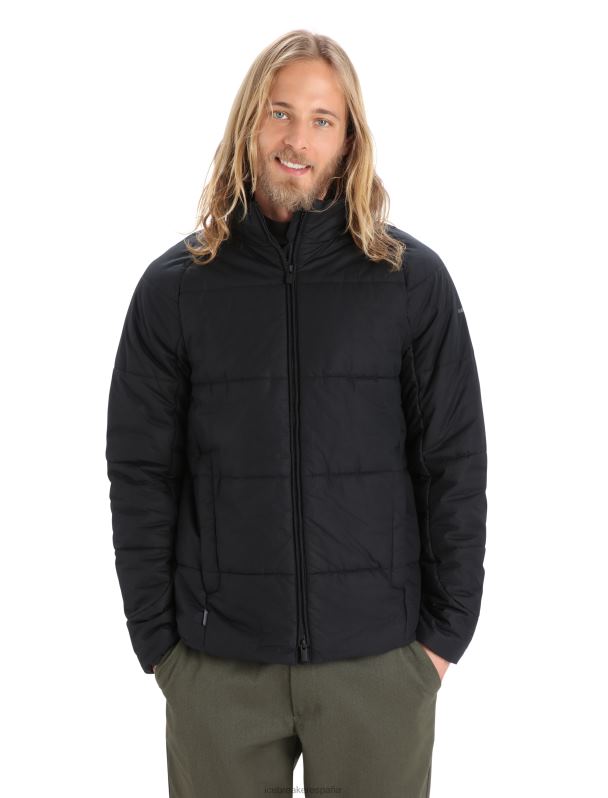Icebreaker hombres chaqueta merinoloft collingwood ii 0V2J0242 ropa negro