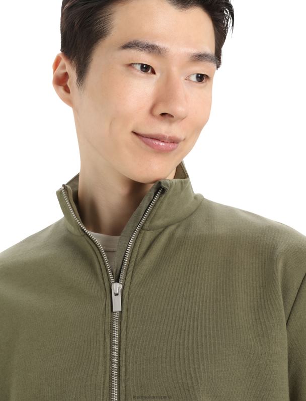 Icebreaker hombres merino central ii manga larga con cremallera 0V2J0359 ropa cargarse