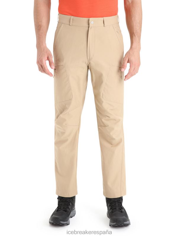 Icebreaker hombres pantalones de lana merino 0V2J0253 ropa arena