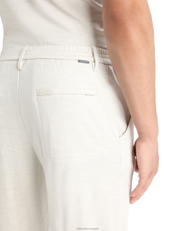 Icebreaker hombres pantalones entrelazados de merinofina 0V2J0423 ropa crudo jaspeado