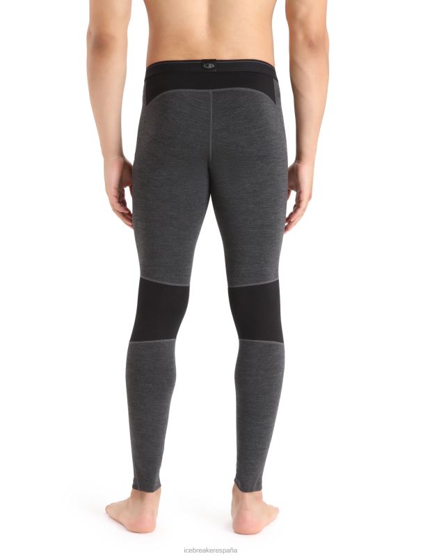 Icebreaker hombres Bodyfitzone mallas térmicas merino 260 zonas 0V2J0344 ropa jaspeado azabache/negro