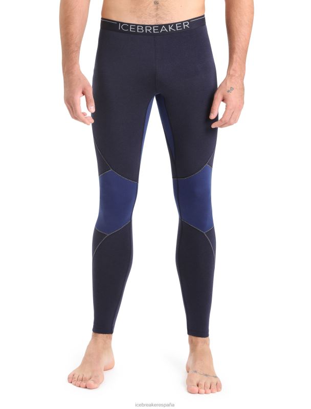 Icebreaker hombres Bodyfitzone mallas térmicas merino 260 zonas 0V2J0345 ropa azul marino medianoche/azul marino real