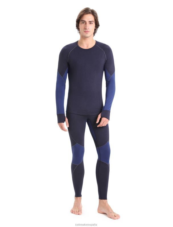Icebreaker hombres Bodyfitzone mallas térmicas merino 260 zonas 0V2J0345 ropa azul marino medianoche/azul marino real
