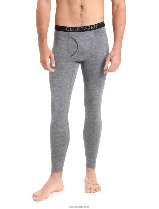 Icebreaker hombres leggings merino 200 oasis con bragueta 0V2J0146 ropa brezo de piedra arenisca