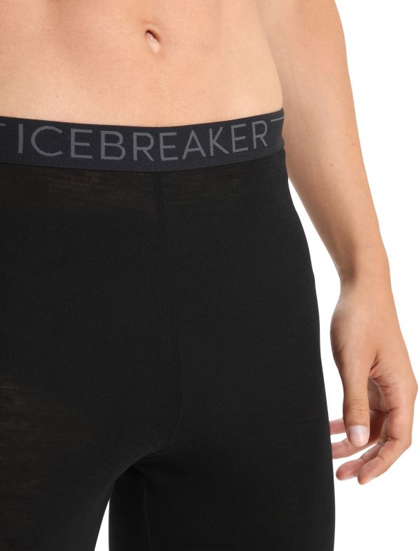 Icebreaker hombres mallas térmicas merino 175 para uso diario 0V2J0157 ropa negro