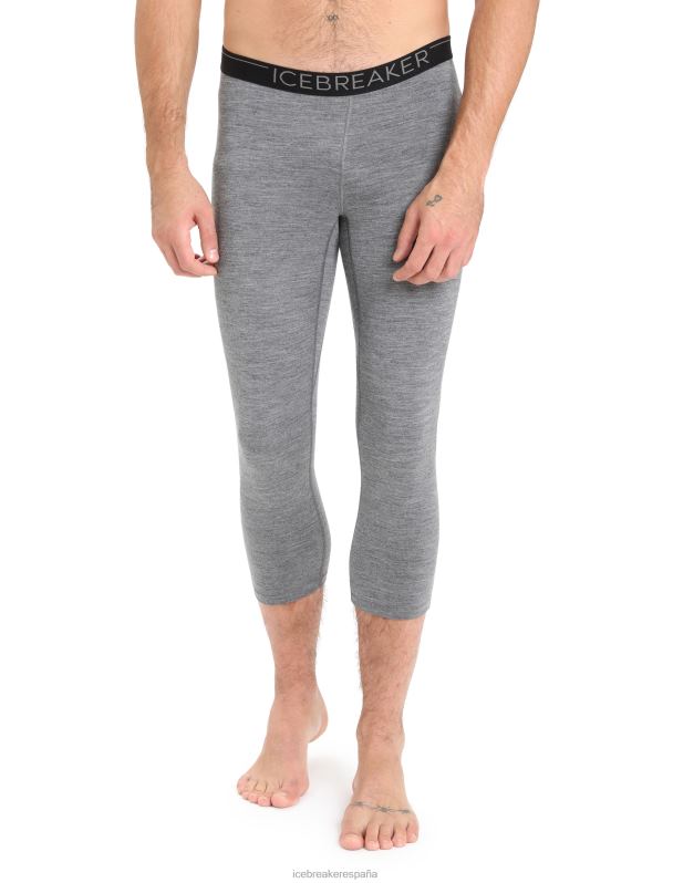 Icebreaker hombres mallas termicas merino 200 oasis 3/4 0V2J0160 ropa brezo de piedra arenisca