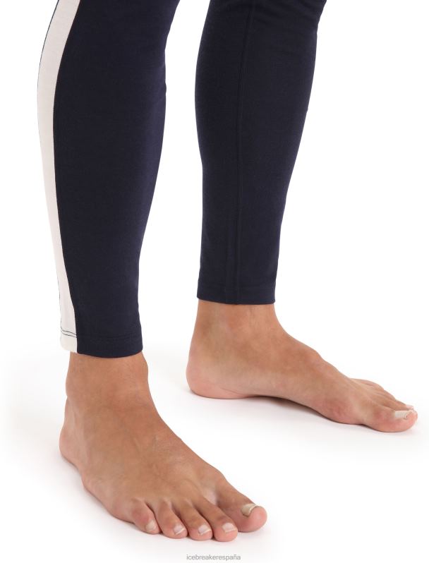 Icebreaker hombres mallas termicas merino 200 sonebula 0V2J0176 ropa medianoche azul marino/nieve