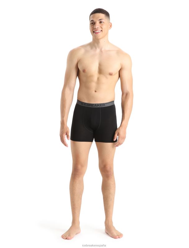 Icebreaker hombres boxers anatómicos de merino 0V2J0106 ropa negro