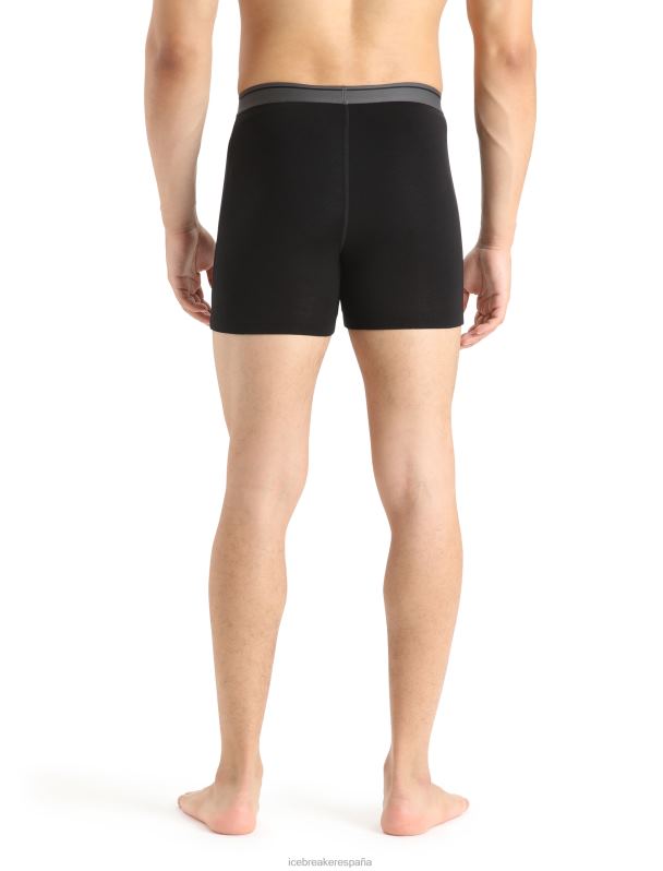 Icebreaker hombres boxers anatómicos de merino 0V2J0106 ropa negro