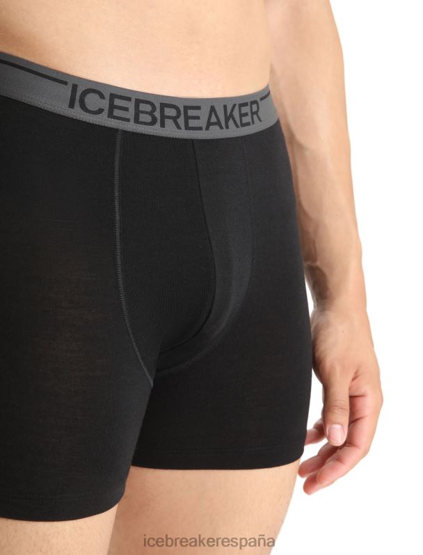 Icebreaker hombres boxers anatómicos de merino 0V2J0106 ropa negro