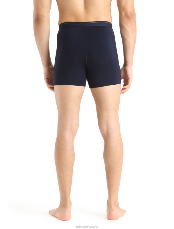 Icebreaker hombres boxers anatómicos de merino 0V2J0108 ropa azul marino de medianoche