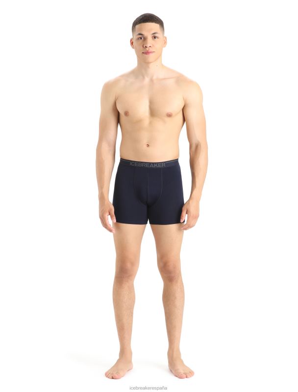 Icebreaker hombres boxers anatómicos de merino 0V2J0108 ropa azul marino de medianoche
