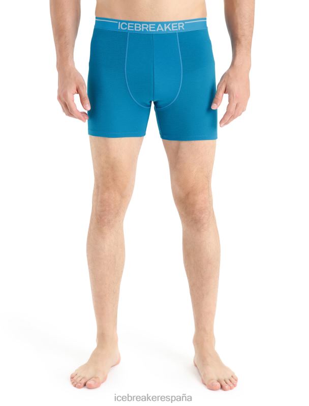 Icebreaker hombres boxers anatómicos de merino 0V2J0112 ropa geo azul