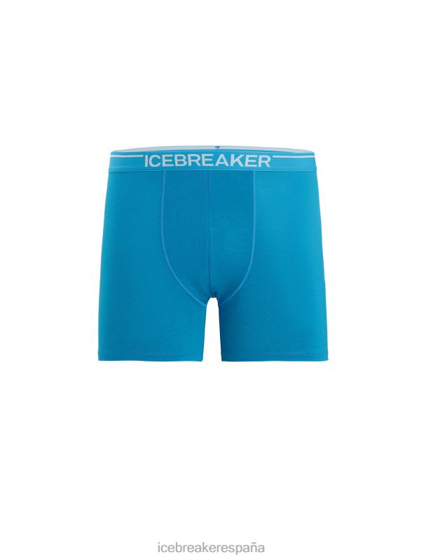 Icebreaker hombres boxers anatómicos de merino 0V2J0112 ropa geo azul