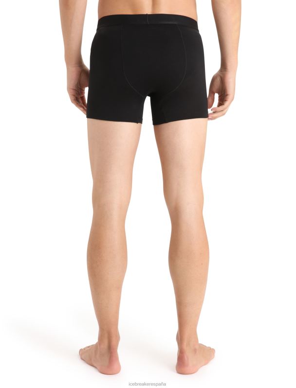 Icebreaker hombres boxers anatómicos de merino cool-lite 0V2J0101 ropa negro