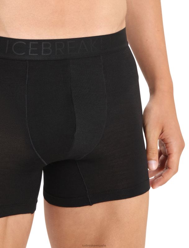 Icebreaker hombres boxers anatómicos de merino cool-lite 0V2J0101 ropa negro