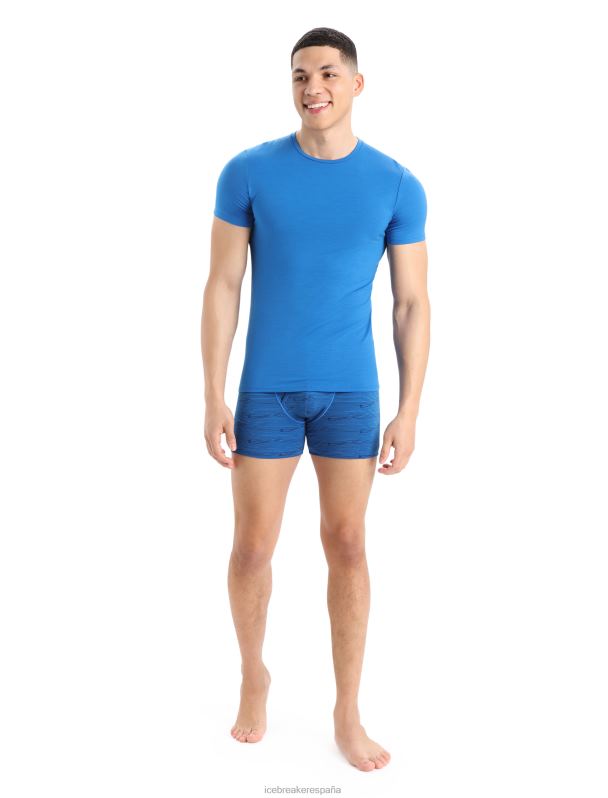 Icebreaker hombres boxers merino anatomica con bragueta 0V2J099 ropa lazurita/azul marino medianoche