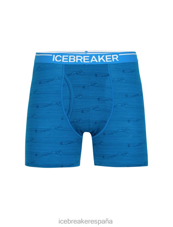 Icebreaker hombres boxers merino anatomica con bragueta 0V2J099 ropa lazurita/azul marino medianoche