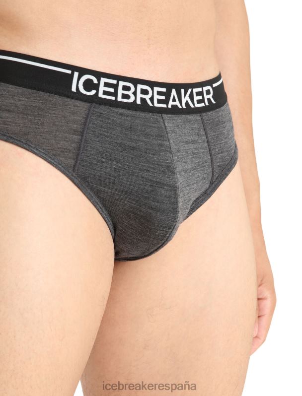 Icebreaker hombres calzoncillos anatómicos de merino 0V2J0120 ropa brezo azabache