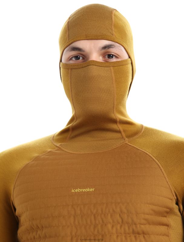 Icebreaker hombres Sudadera térmica de manga larga con aislamiento de merino Zoneknit 0V2J0430 ropa Clavo