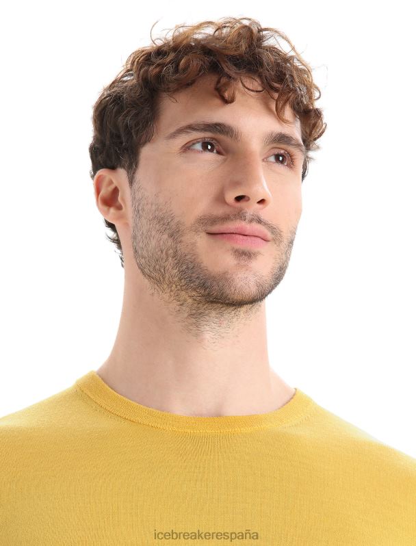 Icebreaker hombres suéter de manga larga merino wilcox 0V2J0215 ropa verano