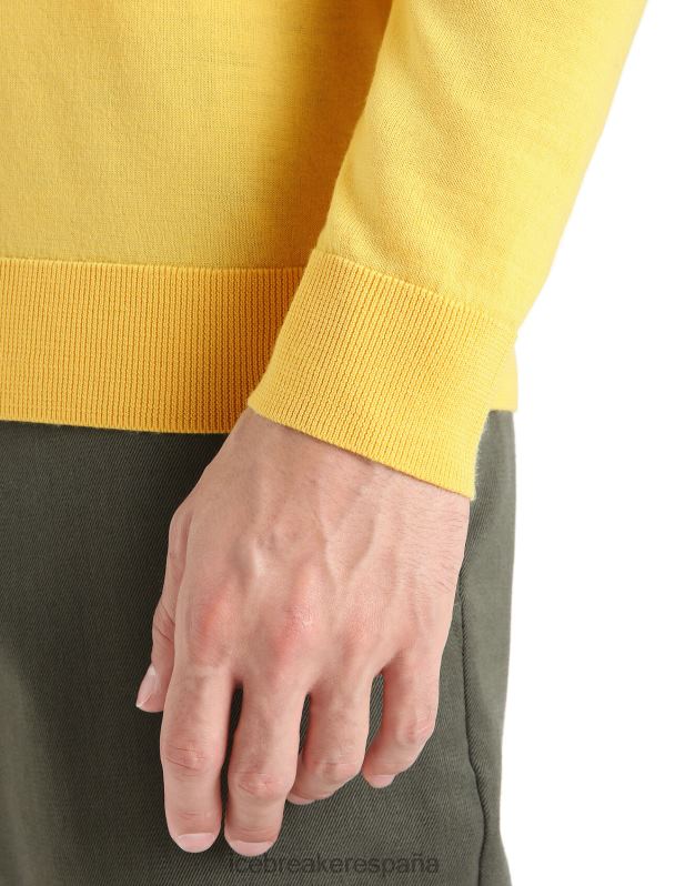 Icebreaker hombres suéter de manga larga merino wilcox 0V2J0215 ropa verano