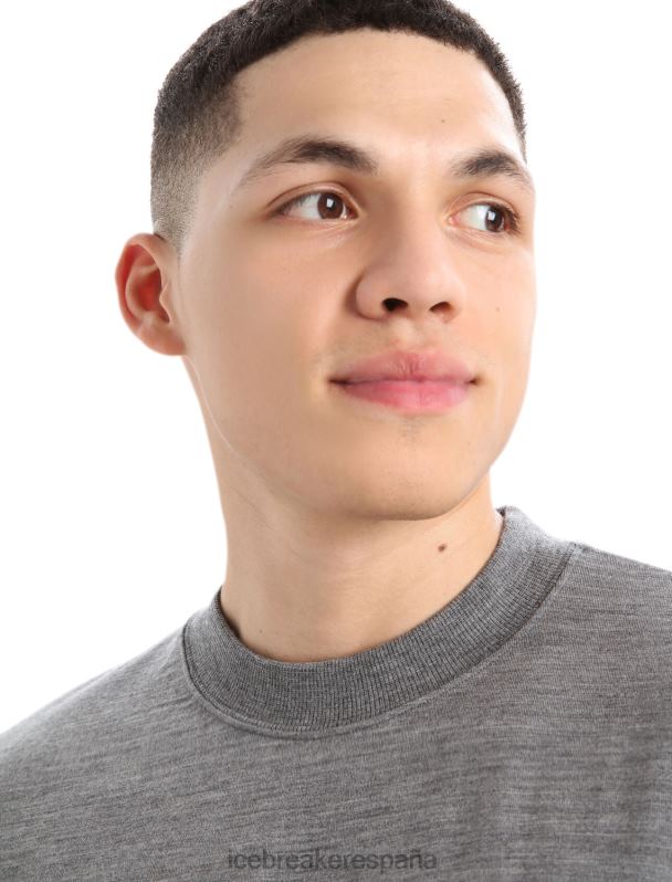 Icebreaker hombres sudadera de manga larga merino shifter 0V2J0217 ropa brezo de piedra arenisca