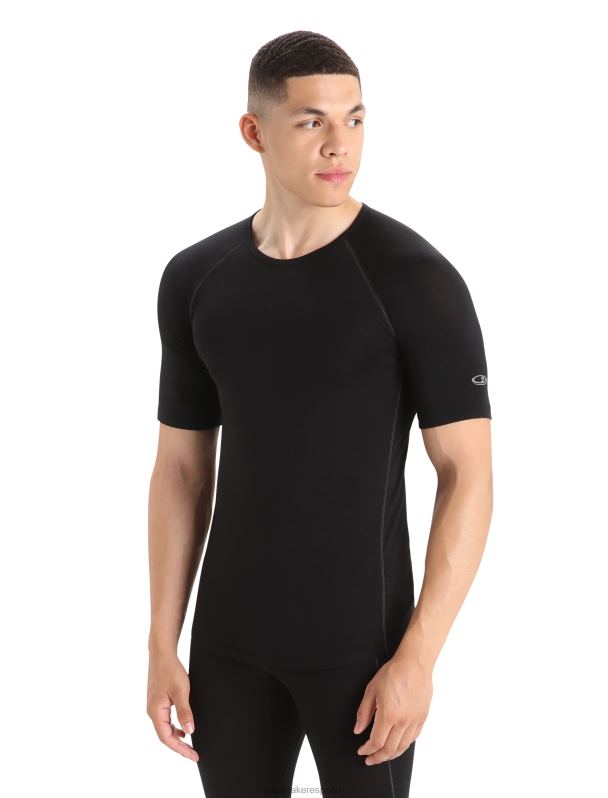 Icebreaker hombres Bodyfitzone camiseta térmica de manga corta Merino 150 Zone 0V2J0164 ropa negro