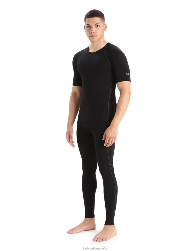 Icebreaker hombres Bodyfitzone camiseta térmica de manga corta Merino 150 Zone 0V2J0164 ropa negro