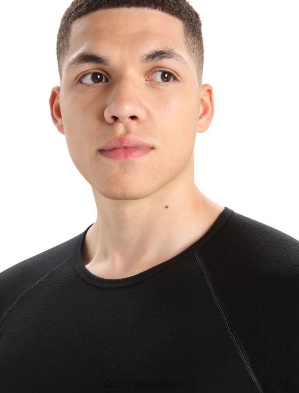 Icebreaker hombres Bodyfitzone camiseta térmica de manga corta Merino 150 Zone 0V2J0164 ropa negro