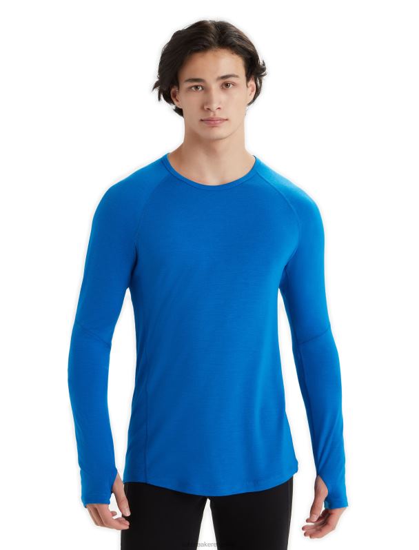 Icebreaker hombres Bodyfitzone camiseta térmica de manga larga Merino 150 Zone 0V2J0440 ropa lazurita